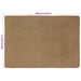 Gebied Tapijt Licht Bruin 240 x 340 cm Jute