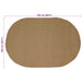 Vloerkleden Naturel 100 x 152 cm Jute