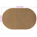 Vloerkleden Naturel 152 x 245 cm Jute
