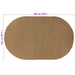 Vloerkleden Naturel 205 x 305 cm Jute