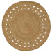 Vloerkleden Naturel Ø 120 cm Jute