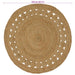 Vloerkleden Naturel Ø 120 cm Jute