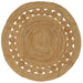 Vloerkleden Naturel Ø 150 cm Jute