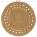 Vloerkleden Naturel Ø 150 cm Jute