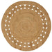 Vloerkleden Naturel Ø 180 cm Jute