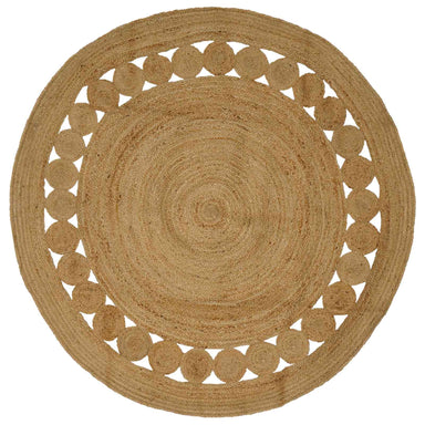 Vloerkleden Naturel Ø 210 cm Jute