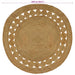 Vloerkleden Naturel Ø 240 cm Jute