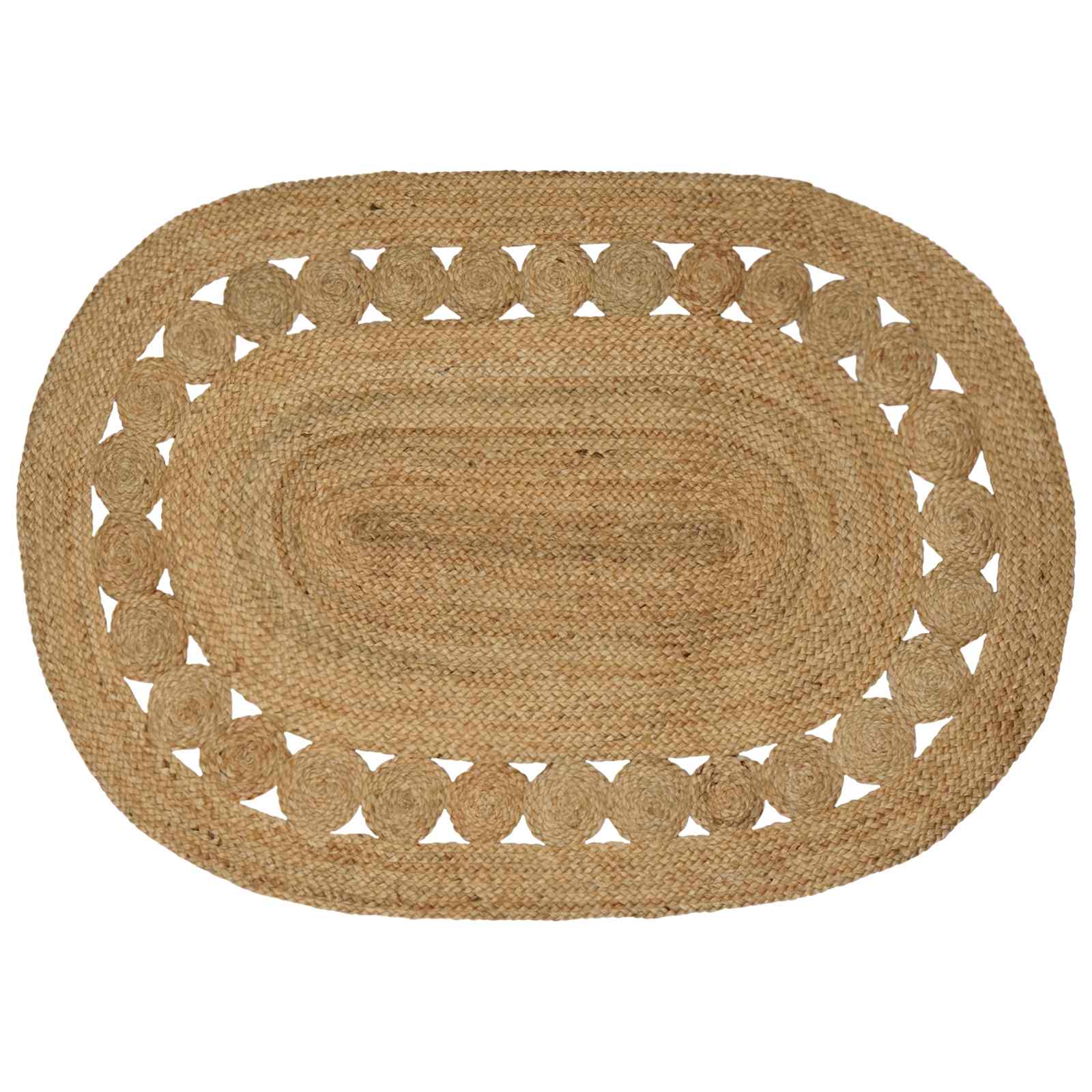 Vloerkleden Naturel 100 x 152 cm Jute