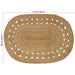 Vloerkleden Naturel 100 x 152 cm Jute