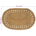 Vloerkleden Naturel 205 x 305 cm Jute