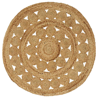 Vloerkleden Naturel Ø 90 cm Jute