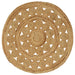 Vloerkleden Naturel Ø 90 cm Jute