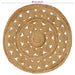 Vloerkleden Naturel Ø 90 cm Jute