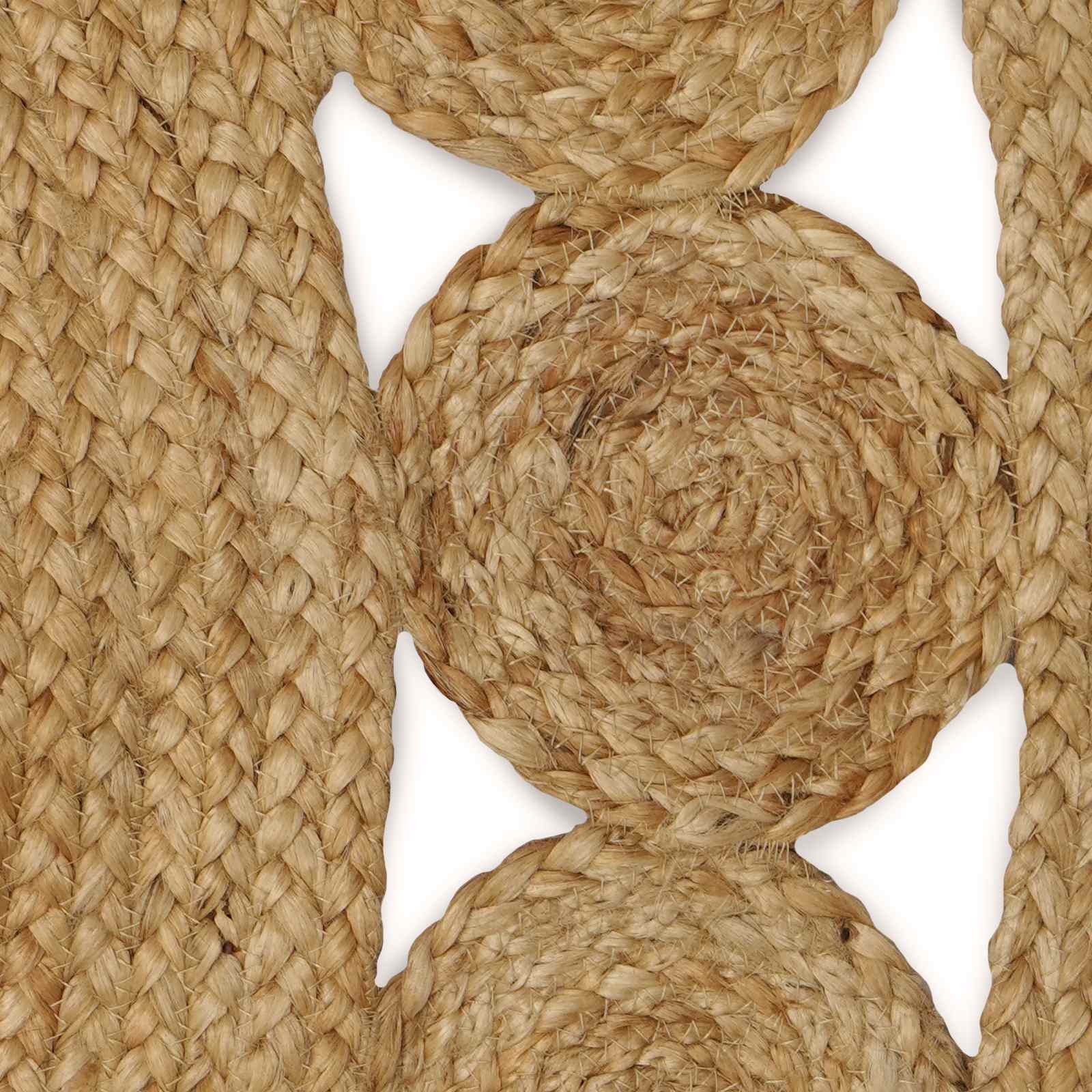 Vloerkleden Naturel 122 x 183 cm Jute