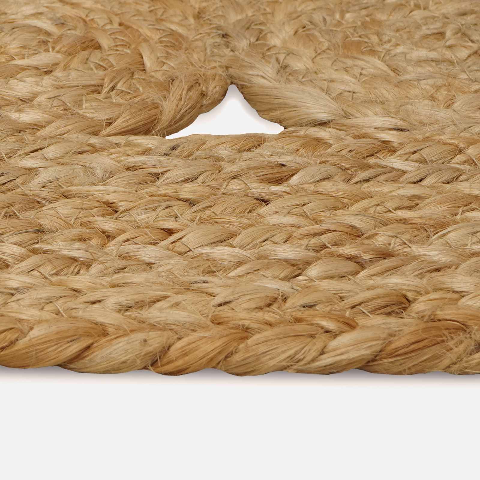 Vloerkleden Naturel 152 x 245 cm Jute