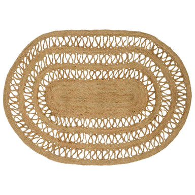 Vloerkleden Naturel 100 x 152 cm Jute