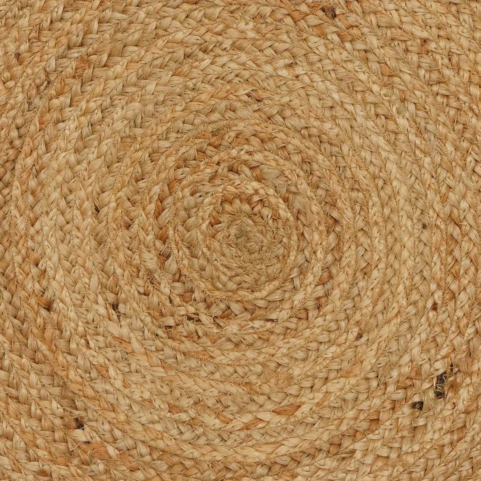 Vloerkleden Naturel Ø 210 cm Jute