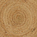 Vloerkleden Naturel Ø 210 cm Jute