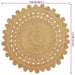 Vloerkleden Naturel Ø 210 cm Jute
