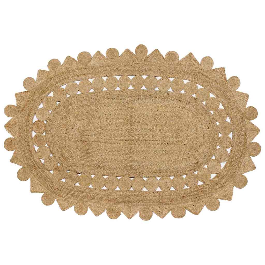 Vloerkleden Naturel 205 x 305 cm Jute