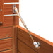 Opslagdoos Bewerkt hout 101 x 50,5 x 46,5 cm Wasbruin