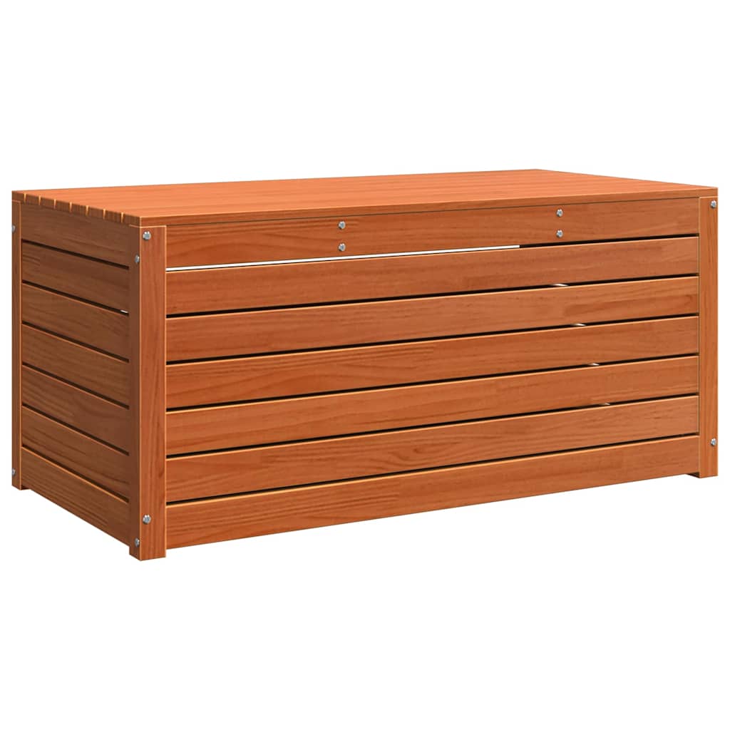 Opslagdoos Bewerkt hout 101 x 50,5 x 46,5 cm Wasbruin