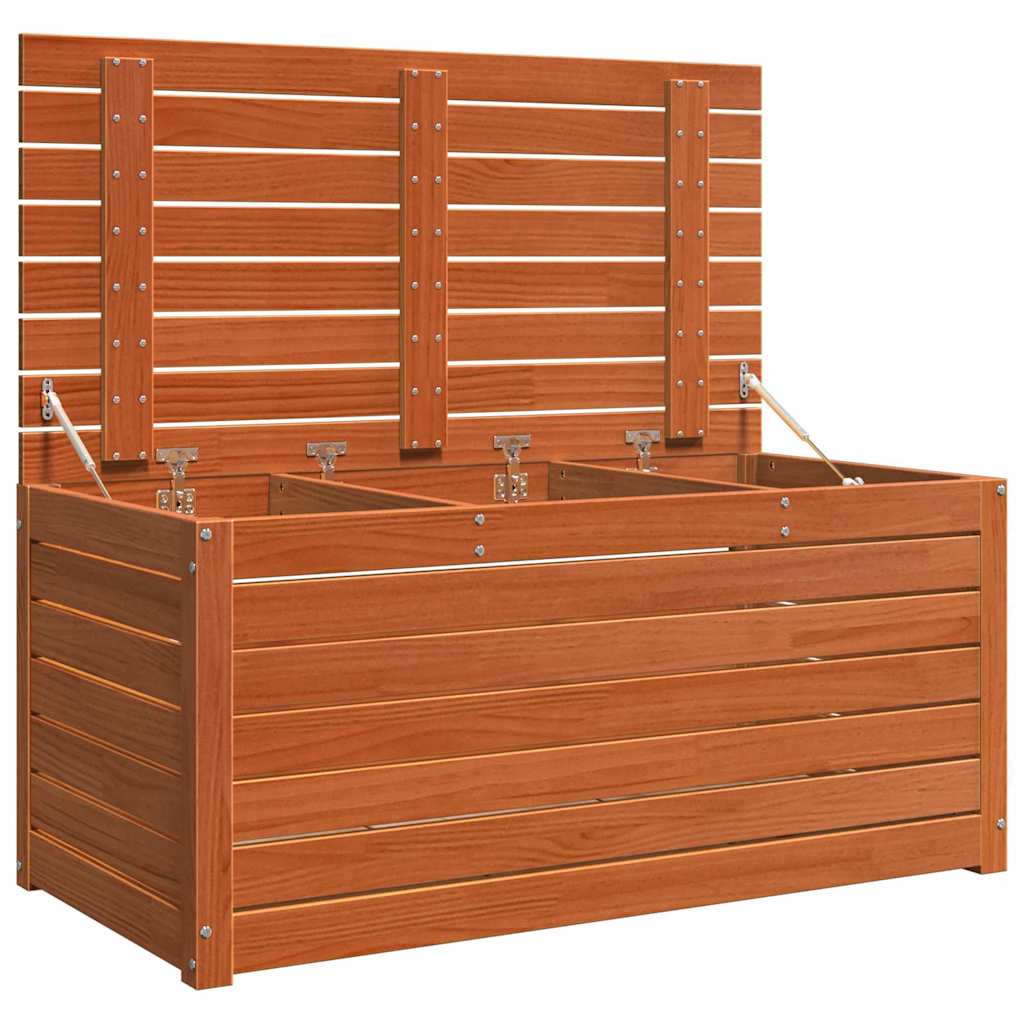 Opslagdoos Bewerkt hout 101 x 50,5 x 46,5 cm Wasbruin