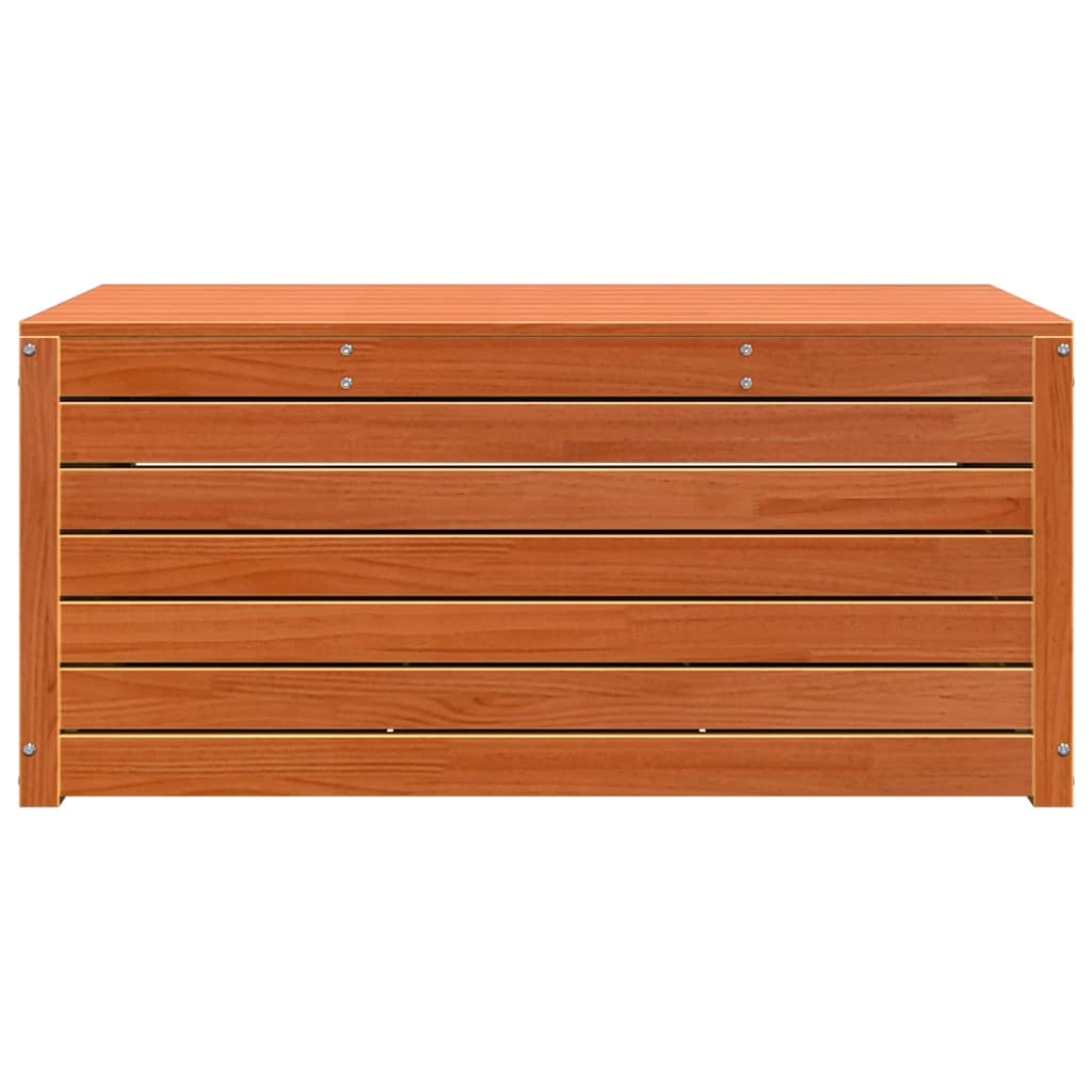 Opslagdoos Bewerkt hout 101 x 50,5 x 46,5 cm Wasbruin