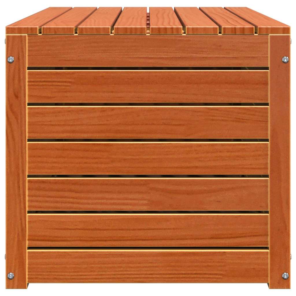 Opslagdoos Bewerkt hout 101 x 50,5 x 46,5 cm Wasbruin