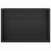 Douche Niche Zwart 30 x 20 x 9,5 cm Roestvrij staal