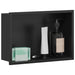 Douche Niche Zwart 30 x 20 x 9,5 cm Roestvrij staal
