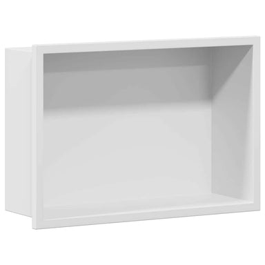 Douche Niche Wit 30 x 20 x 9,5 cm Roestvrij staal