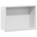 Douche Niche Wit 30 x 20 x 9,5 cm Roestvrij staal