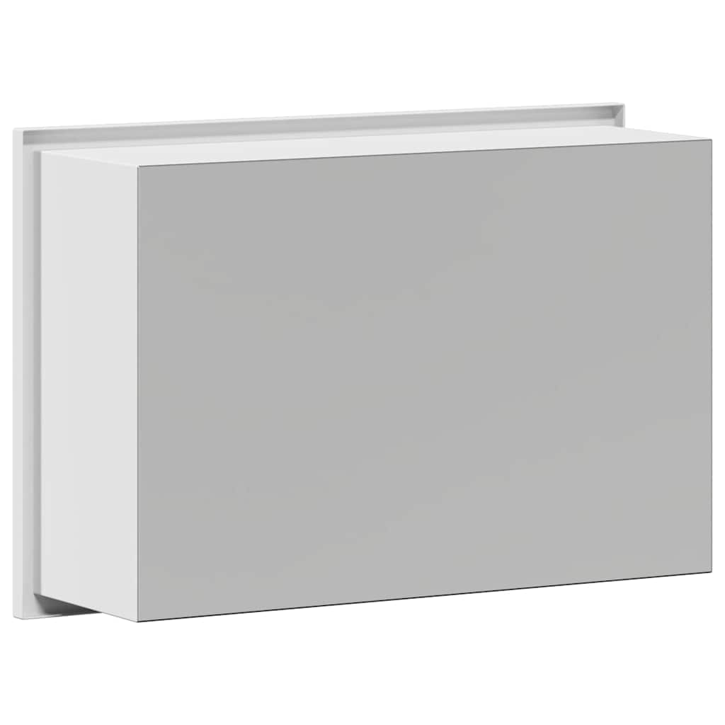 Douche Niche Wit 30 x 20 x 9,5 cm Roestvrij staal