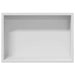 Douche Niche Wit 30 x 20 x 9,5 cm Roestvrij staal