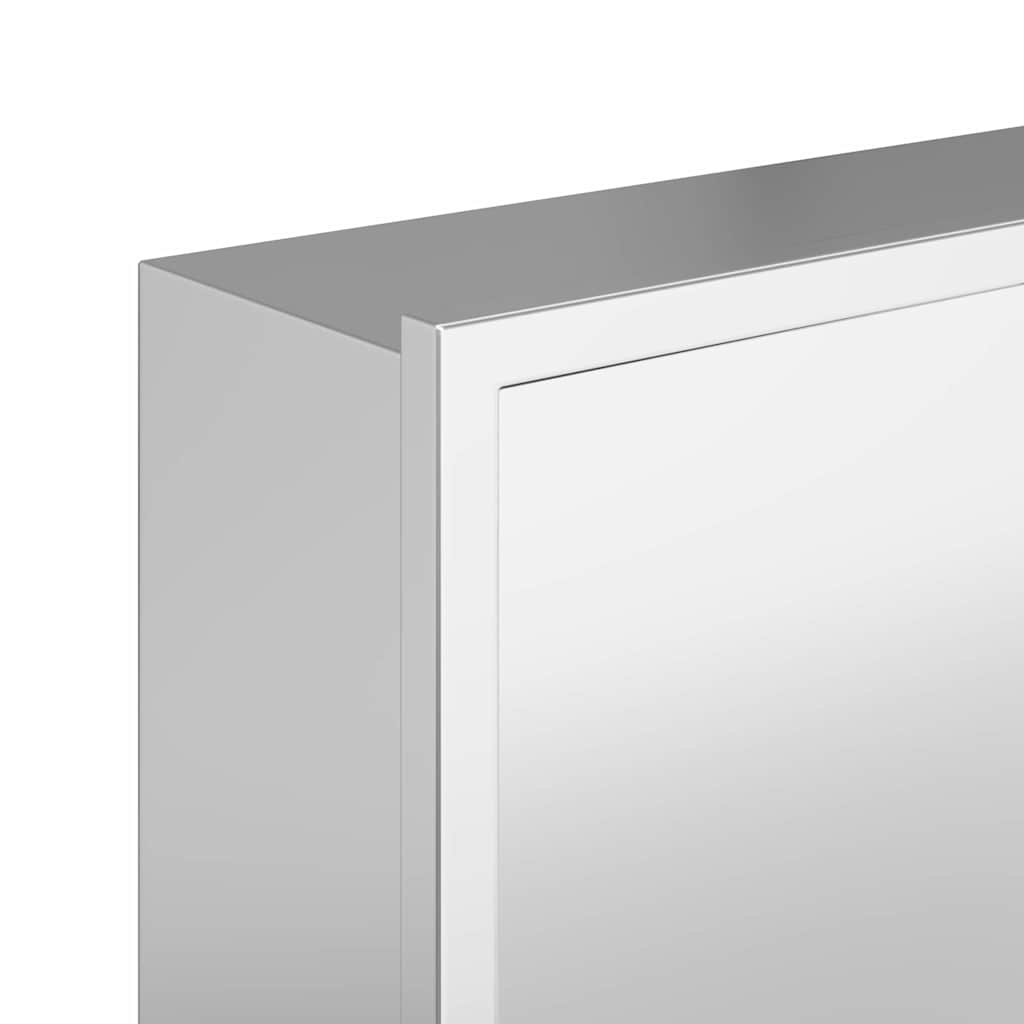 Douche Niche zilver 30 x 20 x 9,5 cm Roestvrij staal
