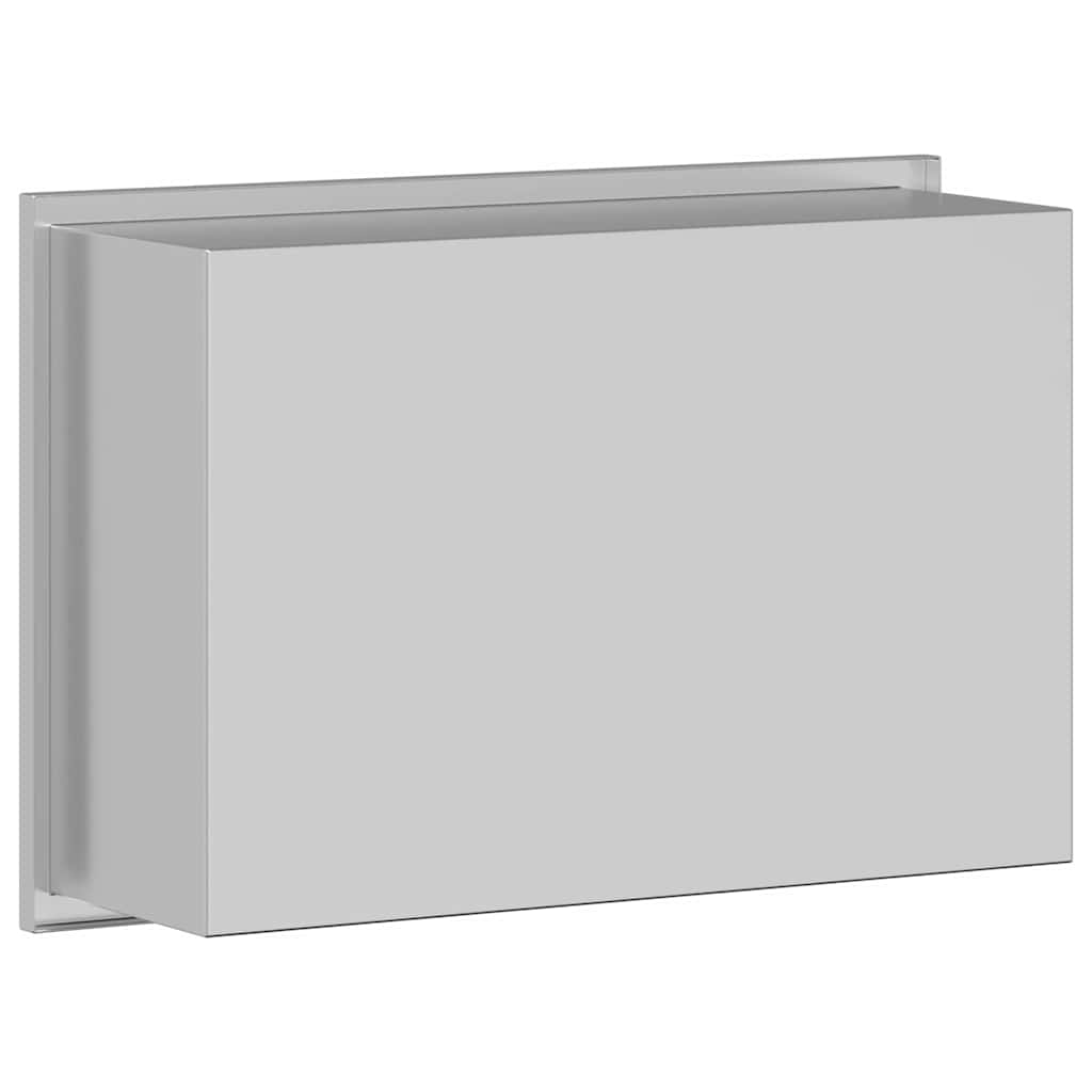 Douche Niche zilver 30 x 20 x 9,5 cm Roestvrij staal