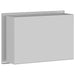 Douche Niche zilver 30 x 20 x 9,5 cm Roestvrij staal