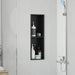 Douche Niche Zwart 60 x 20 x 9,5 cm Roestvrij staal