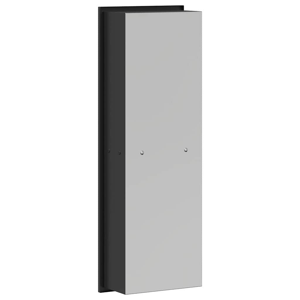 Douche Niche Zwart 60 x 20 x 9,5 cm Roestvrij staal