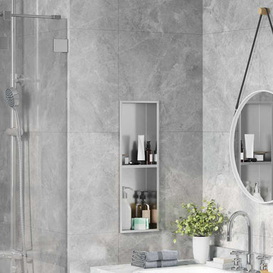 Douche Niche Zilver 60 x 20 x 9,5 cm Roestvrij staal