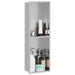 Douche Niche Zilver 60 x 20 x 9,5 cm Roestvrij staal