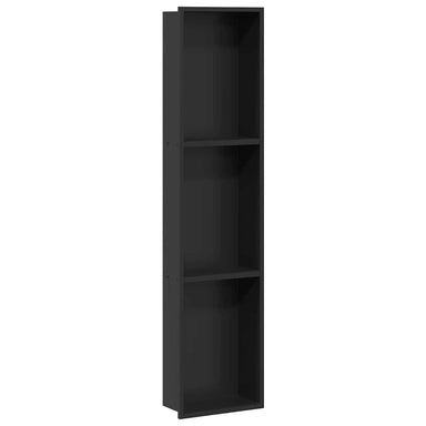 Douche Niche Zwart 90 x 20 x 9,5 cm Roestvrij staal