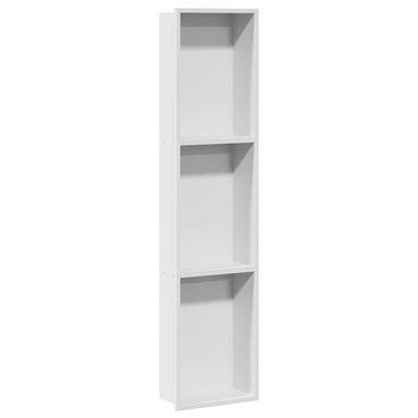 Douche Niche Wit 90 x 20 x 9,5 cm Roestvrij staal