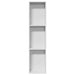 Douche Niche Wit 90 x 20 x 9,5 cm Roestvrij staal