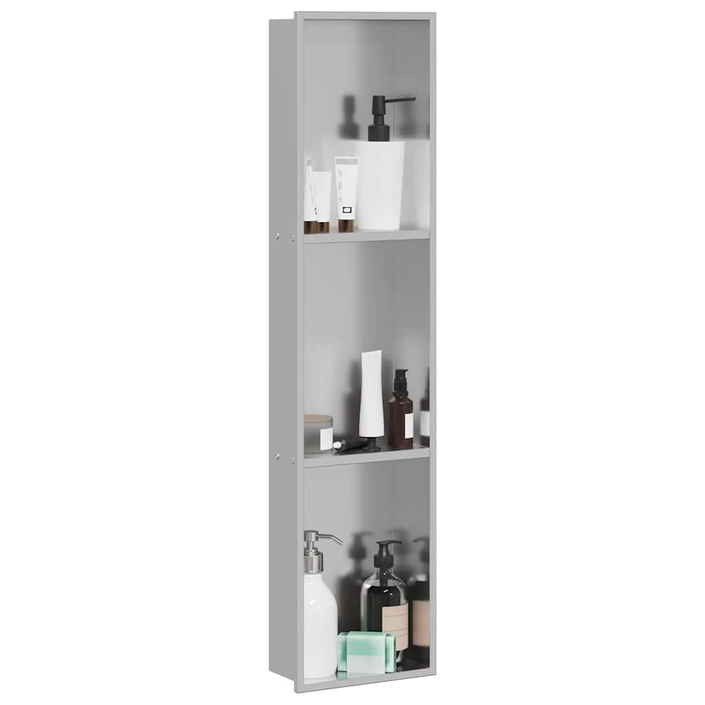 Douche Niche Zilver 90 x 20 x 9,5 cm Roestvrij staal
