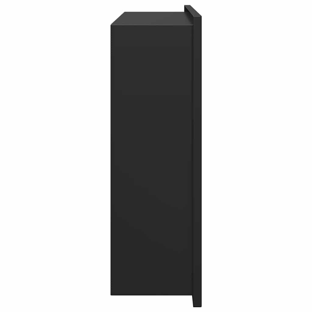 Douche Niche Zwart 45 x 30 x 9,5 cm Roestvrij staal