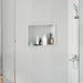 Douche Niche Wit 45 x 30 x 9,5 cm Roestvrij staal