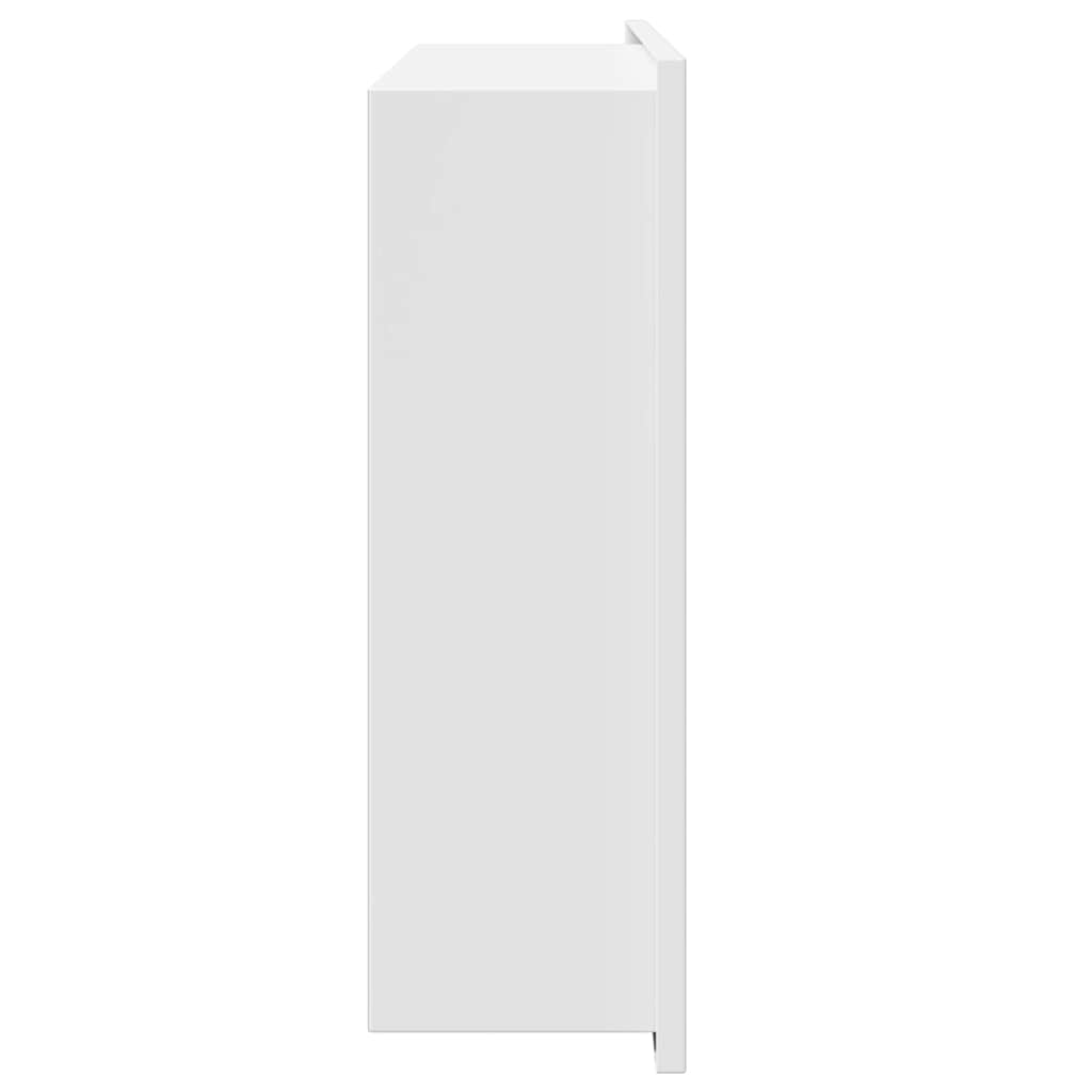 Douche Niche Wit 45 x 30 x 9,5 cm Roestvrij staal