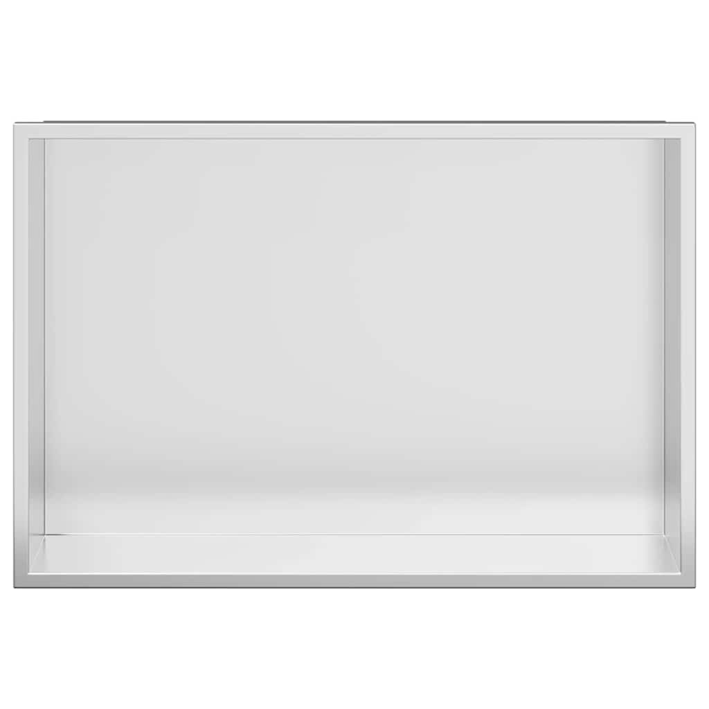 Douche Niche Zilver 45 x 30 x 9,5 cm Roestvrij staal